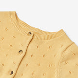 Wheat Main Strick-Cardigan Maia Knitted Tops 9425 golden yellow