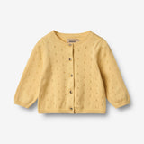 Wheat Main Strick-Cardigan Maia Knitted Tops 9425 golden yellow