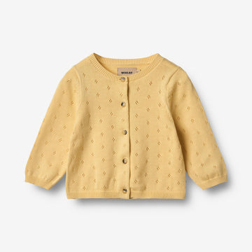 Wheat Main Strick-Cardigan Maia Cardigan 9425 golden yellow