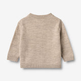 Wheat Main Strick-Cardigan Nico Knitted Tops 9574 warm sand melange