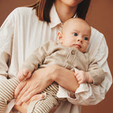 Wheat Main Strick-Cardigan Nico Knitted Tops 9574 warm sand melange