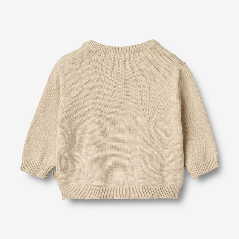 Wheat Main Strick Pullover Lisa Knitted Tops 3191 offwhite