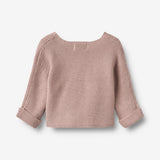Wheat Main Strick Wickel-L/S Siva Cardigan 1135 dry rose