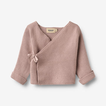 Wheat Main Strick Wickel-L/S Siva Cardigan 1135 dry rose