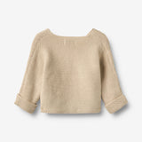Wheat Main Strick Wickel-L/S Siva Cardigan 3191 offwhite