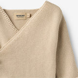 Wheat Main Strick Wickel-L/S Siva Cardigan 3191 offwhite