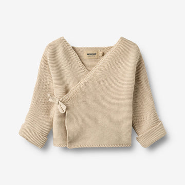 Wheat Main Strick Wickel-L/S Siva Cardigan 3191 offwhite
