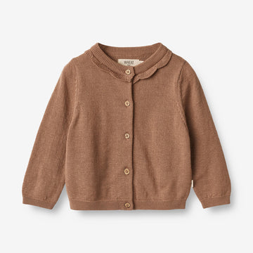 Wheat Main  Strickjacke Amy | Baby Knitted Tops 2121 berry dust