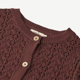 Wheat Main  Strickjacke Celia Knitted Tops 2118 aubergine