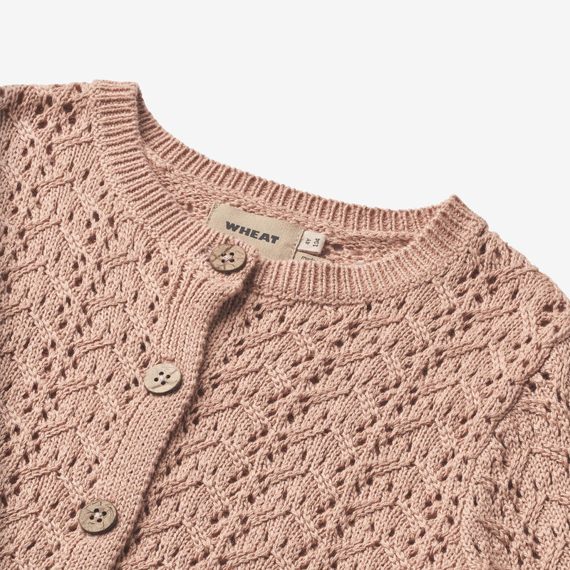 Wheat Main Strickjacke Celia Knitted Tops 1157 moonlight rose