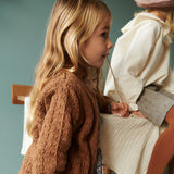 Wheat Main Strickjacke Celia Knitted Tops 5073 caramel