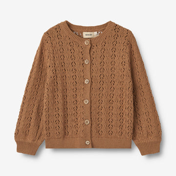 Wheat Main Strickjacke Celia Knitted Tops 5073 caramel