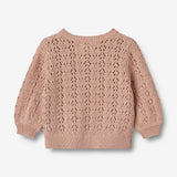 Wheat Main Strickjacke Celia | Baby Knitted Tops 1157 moonlight rose