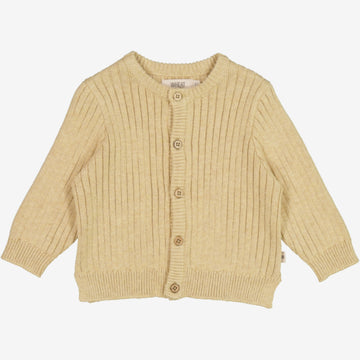 Wheat Main  Strickjacke Eke | Baby Knitted Tops 9306 seeds melange