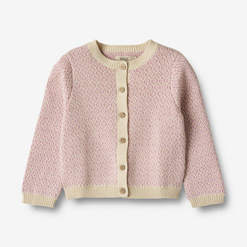 Wheat Main  Strickjacke Elga Knitted Tops 4500 iris