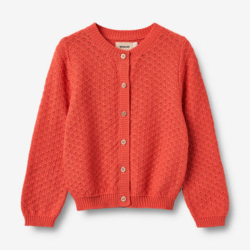 Wheat Main Strickjacke Magnella Knitted Tops 1123 candy red