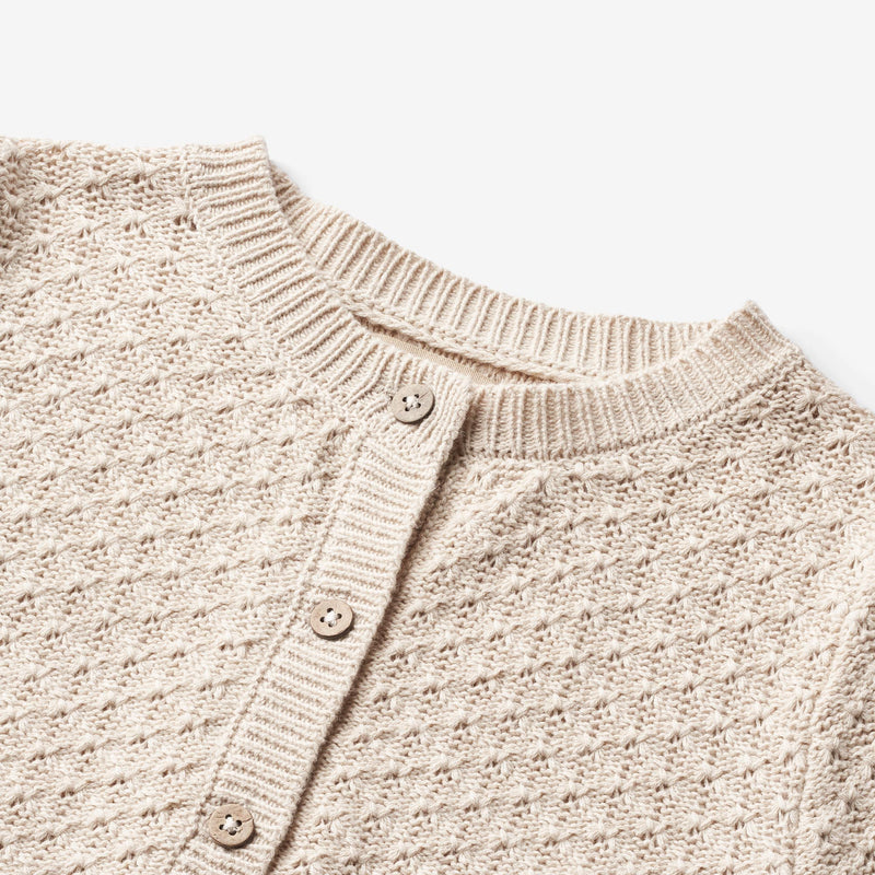 Wheat Main Strickjacke Magnella Knitted Tops 3191 offwhite