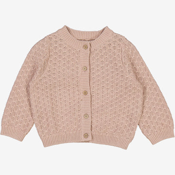 Wheat Main  Strickjacke Magnella | Baby Knitted Tops 1356 pale lilac
