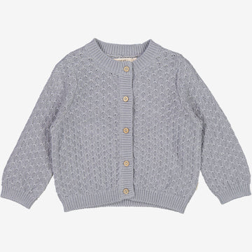 Wheat Main  Strickjacke Magnella | Baby Knitted Tops 1528 cloudy sky