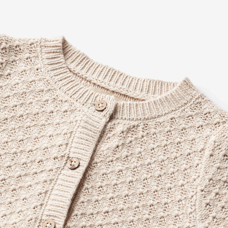 Wheat Main Strickjacke Magnella | Baby Knitted Tops 3191 offwhite