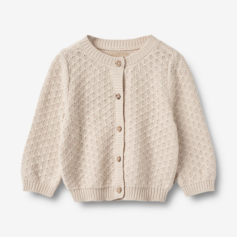 Wheat Main Strickjacke Magnella | Baby Knitted Tops 3191 offwhite