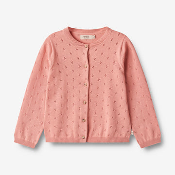 Wheat Main  Strickjacke Maia Knitted Tops 2509 rosette