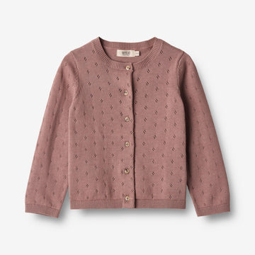 Wheat Main  Strickjacke Maia  Knitted Tops 1349 lavender rose