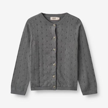 Wheat Main  Strickjacke Maia  Knitted Tops 1525 autumn sky
