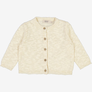 Wheat Main  Strickjacke Mille | Baby Knitted Tops 3129 eggshell 