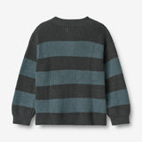Wheat Main Strickjacke Noor Knitted Tops 9572 stormy weather stripe