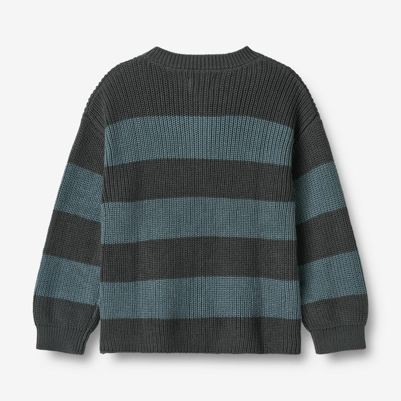Wheat Main Strickjacke Noor Knitted Tops 9572 stormy weather stripe