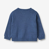 Wheat Main Strickjacke Siggi | Baby Knitted Tops 1173 deep ocean
