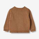 Wheat Main Strickjacke Siggi | Baby Knitted Tops 5073 caramel