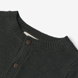 Wheat Strickjacke Sølve Knitted Tops 0025 black coal