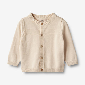 Wheat Main  Strickjacke Sofus Knitted Tops 3336 sandshell