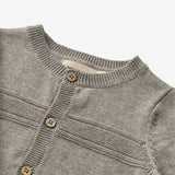 Wheat Main  Strickjacke Sofus Knitted Tops 3229 warm grey melange