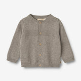 Wheat Main  Strickjacke Sofus Knitted Tops 3229 warm grey melange