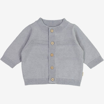 Wheat Main  Strickjacke Sofus | Baby Knitted Tops 1528 cloudy sky