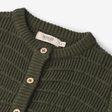 Wheat Main  Strickjacke Villy | Baby Knitted Tops 1687 forest night