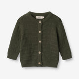 Wheat Main  Strickjacke Villy | Baby Knitted Tops 1687 forest night