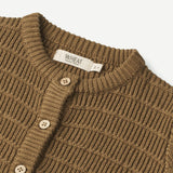 Wheat Main  Strickjacke Villy | Baby Knitted Tops 4143 green bark