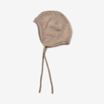 Wheat Outerwear Strickmütze Leify Accessory 9556 grey camel melange