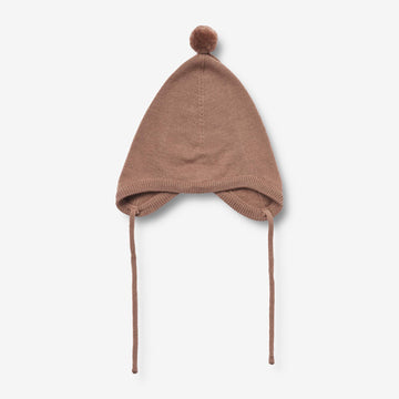 Wheat Outerwear Strickmütze Liro | Baby Outerwear acc. 2121 berry dust