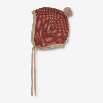 Wheat Outerwear Strickmütze Muma | Baby Outerwear acc. 2072 red