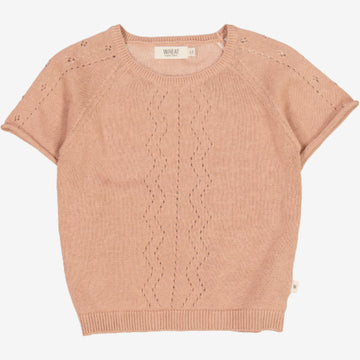 Wheat Main  Strickoberteil Bella Knitted Tops 2031 rose dawn