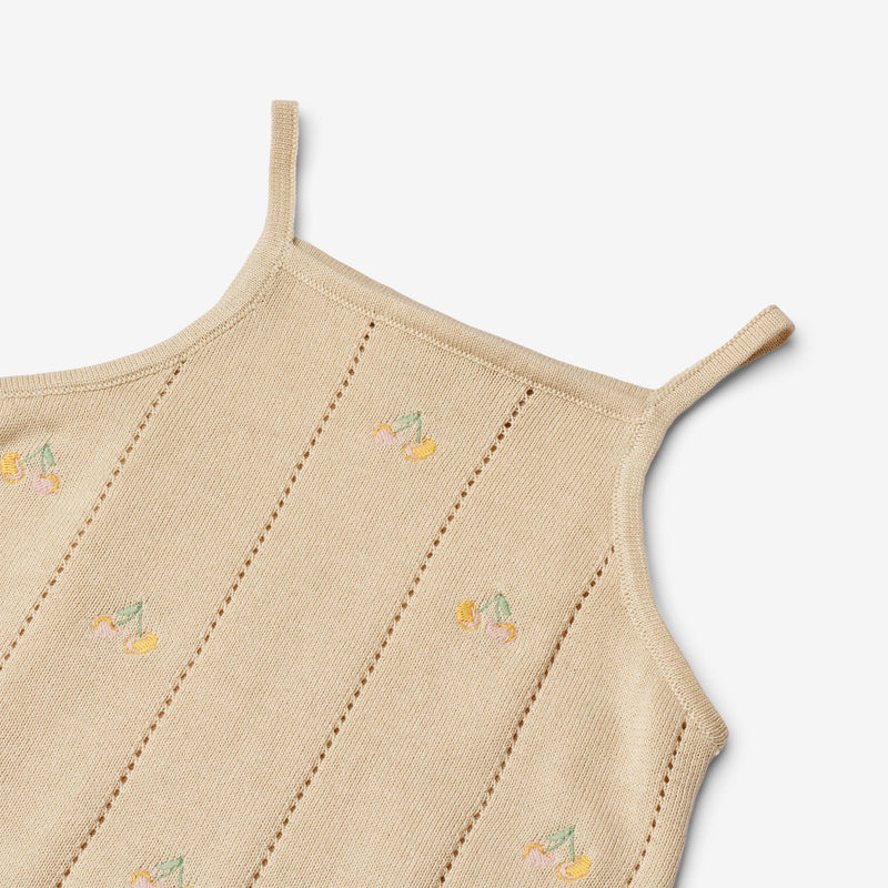 Wheat Main Strickoberteil Nellie Knitted Tops 3336 sandshell