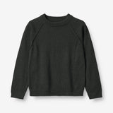 Wheat Strickpullover Benja Knitted Tops 0025 black coal