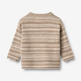 Wheat Main Strickpullover Gunnar Knitted Tops 9574 warm sand stripe