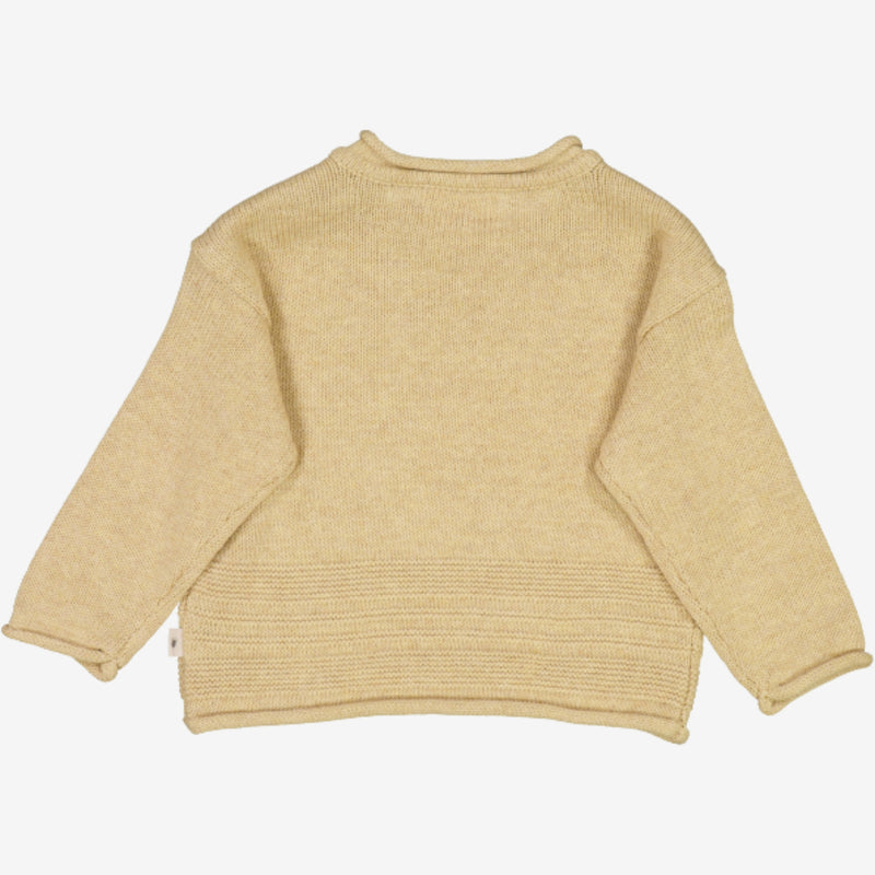 Wheat Strickpullover Gunnar | Baby Knitted Tops 9306 seeds melange