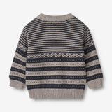 Wheat Main Strickpullover Janus | Baby Knitted Tops 1432 navy